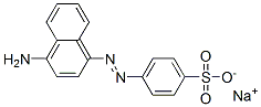 sodium p-[(4-amino-1-naphthyl)azo]benzenesulphonate  Structure