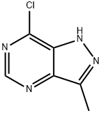 7-Chloro-3-Methyl-1H-pyrazolo[4,3-d]pyriMidine 구조식 이미지