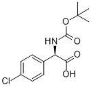 N-Boc-(4'-Chlorophenyl)glycine Structure