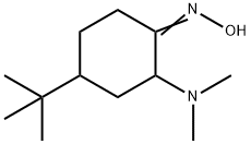 2-(디메틸아미노)-4-(1,1-디메틸에틸)-1-시클로헥사논옥심 구조식 이미지