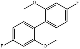 4-fluoro-1-(4-fluoro-2-methoxy-phenyl)-2-methoxy-benzene 구조식 이미지