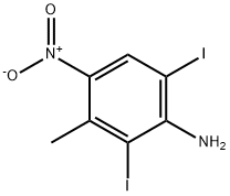 2,6-디요오도-3-메틸-4-니트로-아닐린 구조식 이미지