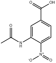 4-NITRO-3-ACETYLAMINOBENZOIC ACID Structure