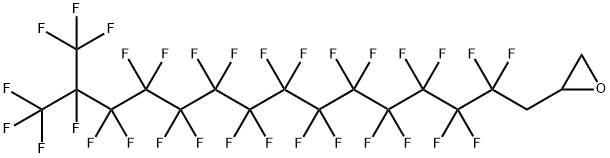 [2,2,3,3,4,4,5,5,6,6,7,7,8,8,9,9,10,10,11,11,12,12,13,13,14,15,15,15-octacosafluoro-14-(trifluoromethyl)pentadecyl]oxirane Structure