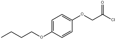 (4-부톡시페녹시)아세틸클로라이드 구조식 이미지