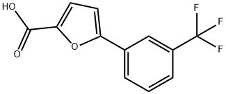 5-[3-(트리플루오로메틸)페닐]-2-푸로인산 구조식 이미지