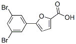 5-(3,5-Dibromophenyl)-furan-2-carboxylic acid Structure