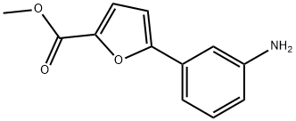 5-(3-AMINOPHENYL)FURAN-2-CARBOXYLIC ACID METHYL ESTER Structure