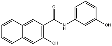 3-hydroxy-N-(3-hydroxyphenyl)naphthalene-2-carboxamide Structure