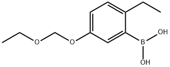 보론산,[5-(에톡시메톡시)-2-에틸페닐]-(9CI) 구조식 이미지