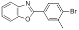 2-(4-BROMO-3-METHYL-PHENYL)-BENZOOXAZOLE Structure