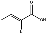 (Z)-2-Bromo-2-butenoic acid Structure
