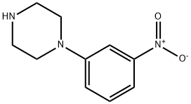 1-(3-Nitrophenyl)piperazine 구조식 이미지