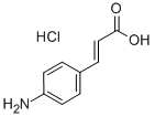 4-AMINOCINNAMIC ACID HYDROCHLORIDE Structure