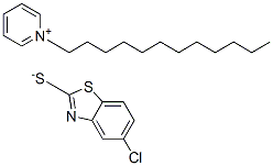 5-Chloro-2-mercaptobenzothiazole, lauryl pyridinium salt Structure