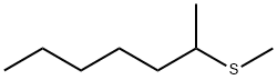 Heptane, 2-(methylthio)- Structure