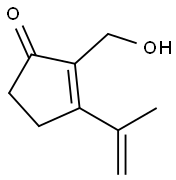 2-Cyclopenten-1-one, 2-(hydroxymethyl)-3-(1-methylethenyl)- (9CI) Structure