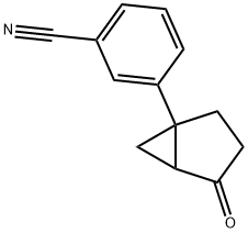 Benzonitrile, 3-(4-oxobicyclo[3.1.0]hex-1-yl)- (9CI) Structure