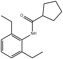 Cyclopentanecarboxamide, N-(2,6-diethylphenyl)- (9CI) Structure