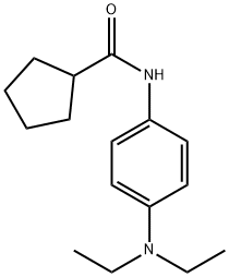 Cyclopentanecarboxamide, N-[4-(diethylamino)phenyl]- (9CI) Structure