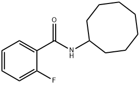 벤즈아미드,N-시클로옥틸-2-플루오로-(9CI) 구조식 이미지