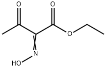 ETHYL 2-(HYDROXYIMINO)-3-OXOBUTANOATE 구조식 이미지