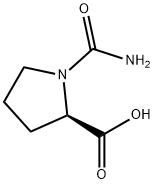 D-Proline, 1-(aminocarbonyl)- (9CI) Structure