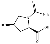 D-프롤린,1-(아미노카보닐)-4-하이드록시-,시스-(9CI) 구조식 이미지