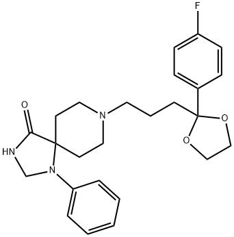 Ethylenedioxy Spiperone Structure