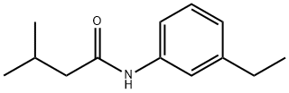 Butanamide, N-(3-ethylphenyl)-3-methyl- (9CI) Structure