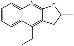 Furo[2,3-b]quinoline, 4-ethyl-2,3-dihydro-2-methyl- (9CI) Structure