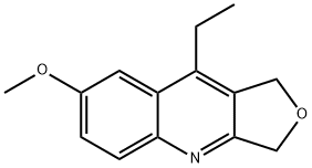 Furo[3,4-b]quinoline, 9-ethyl-1,3-dihydro-7-methoxy- (9CI) Structure