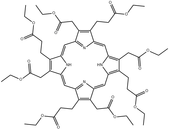 UROPORPHYRIN I ETHYL ESTER 구조식 이미지