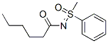 S-메틸-N-(1-옥소헥실)-S-페닐술폭시미드 구조식 이미지