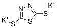 potassium hydrogen 1,3,4-thiadiazole-2,5-dithiolate Structure