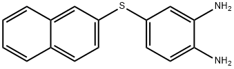 4-(2'-나프탈렌티오)-1,2-페닐렌디아민 구조식 이미지