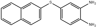 4-(2'-Naphthalenethio)-1,2-phenylenediamine Structure