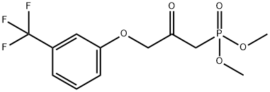 Dimethyl [2-oxo-3-[3-(trifluoromethyl)phenoxy]propyl]phosphonate 구조식 이미지