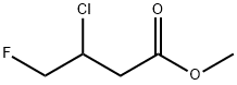 3-클로로-4-플루오로부탄산메틸에스테르 구조식 이미지