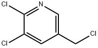 2,3-Dichloro-5-(chloromethyl)pyridine Structure