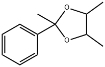 2,4,5-트리메틸-2-페닐-1,3-디옥솔란 구조식 이미지
