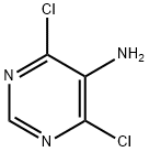 5-Amino-4,6-dichloropyrimidine 구조식 이미지