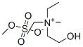 diethyl(2-hydroxyethyl)methylammonium methyl sulphate  구조식 이미지