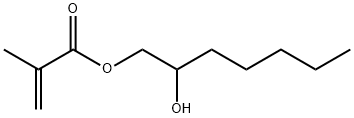 Methacrylic acid (2-hydroxyheptyl) ester Structure