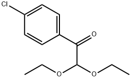 1-(4-클로로페닐)-2,2-디에톡시에탄-1-온 구조식 이미지