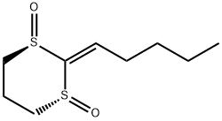 1,3-디티안,2-펜틸리덴-,1,3-디옥사이드,(1R,3R)-(9CI) 구조식 이미지