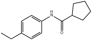 시클로펜탄카르복사미드,N-(4-에틸페닐)-(9CI) 구조식 이미지
