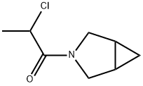 3-Azabicyclo[3.1.0]hexane, 3-(2-chloro-1-oxopropyl)- (9CI) 구조식 이미지