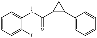 시클로프로판카르복사미드,N-(2-플루오로페닐)-2-페닐-(9CI) 구조식 이미지