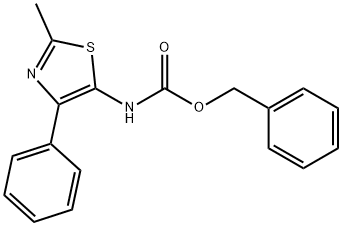 benzyl 2-methyl-4-phenylthiazol-5-ylcarbamate Structure